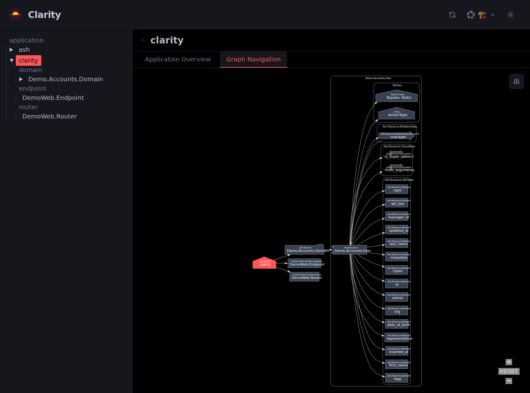 Clarity Screenshot